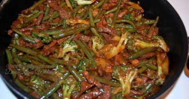Beef With Green Beans & Broccoli Stir-Fry