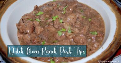 Dutch Oven Ranch Pork Tips