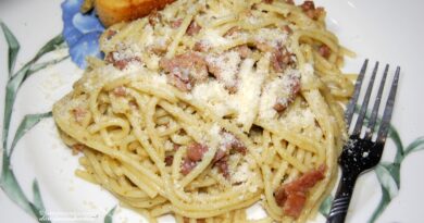 Ham & Pesto Spaghetti