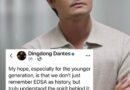 Dingdong Dantes Reminds Filipinos The Spirit Of EDSA People Power