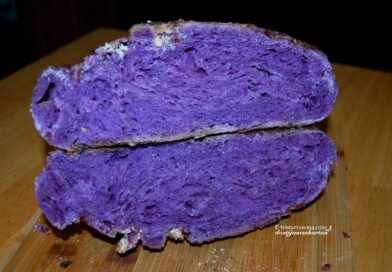 Ube & White Chocolate Sourdough Bread