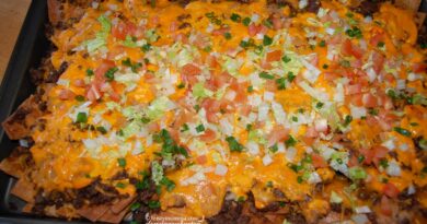 Simple Dinner Idea: Baked Nachos