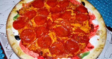 Sourdough Discard Cast Iron Pepperoni Pizza
